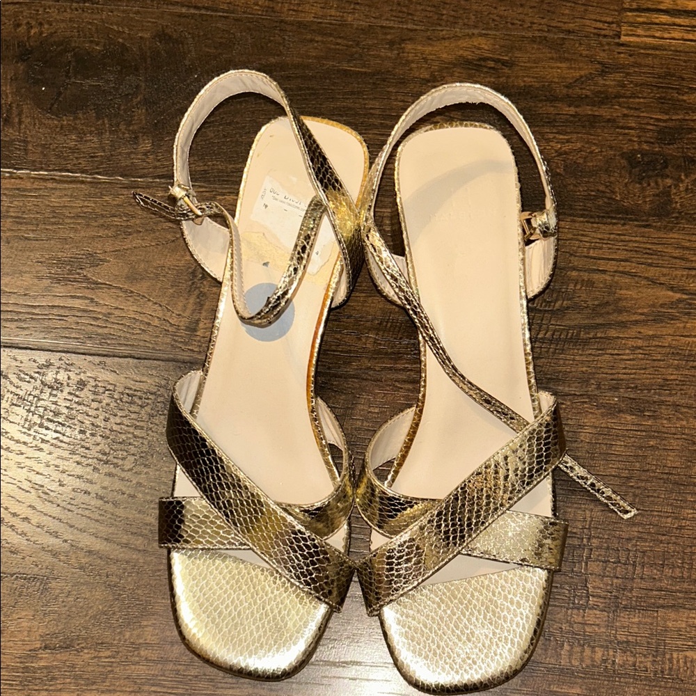 Gold heels